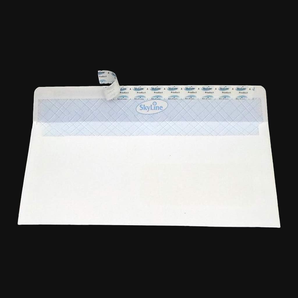 50PCS Security Envelopes With Window Confidential Seal